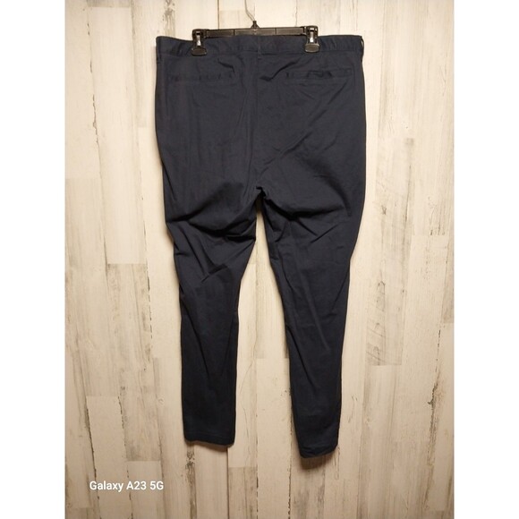 Old Navy Skinny Stretch Pants Navy Blue Size 18 Tall - Picture 4 of 7